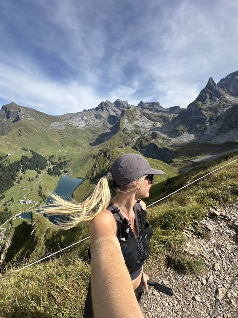 Selfie at the best selfie spot in Bannalp, Engelberg