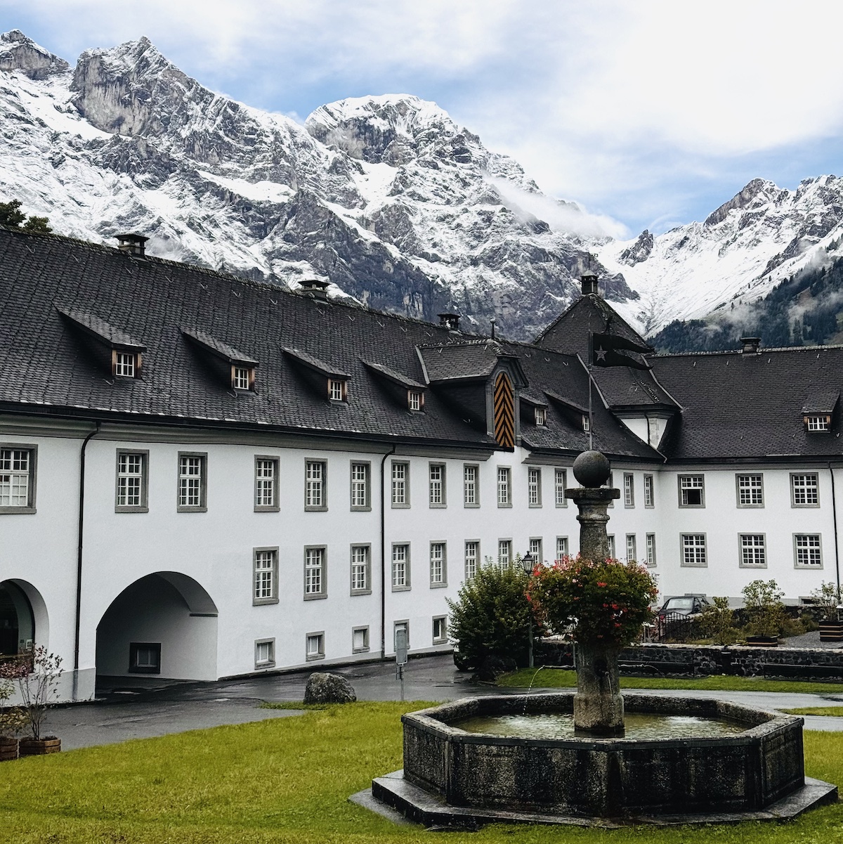 First snow in engelberg 27th of september 2025.
