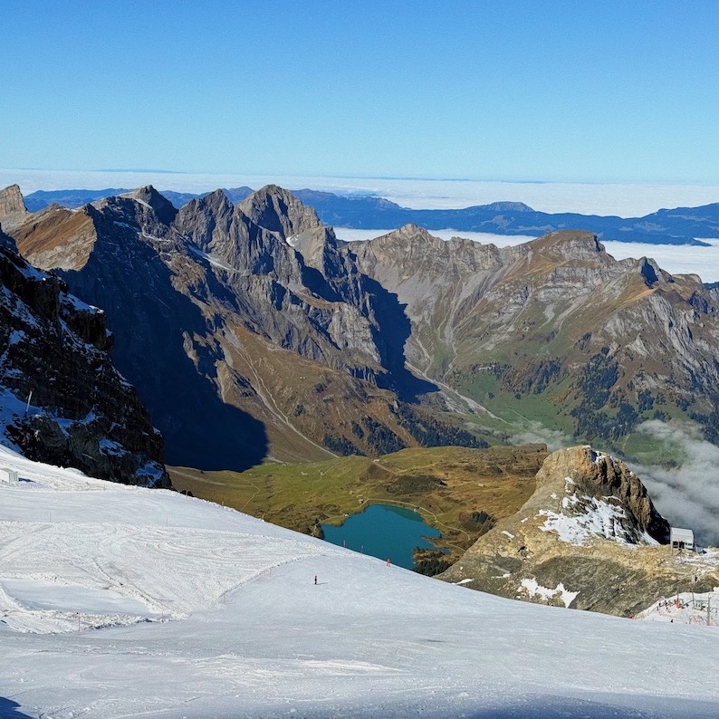 Glaicier Skiing on Mount Titlis in October, Opening day season 25/26