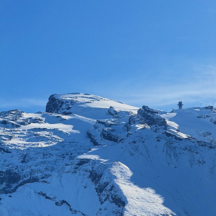 Laub and Titlis in winter white