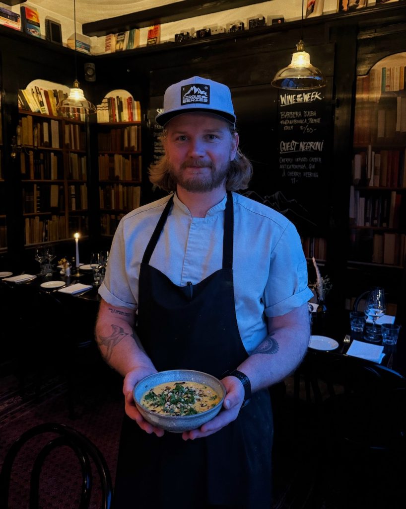 Sous Chef Filip With Pumpkin Soup