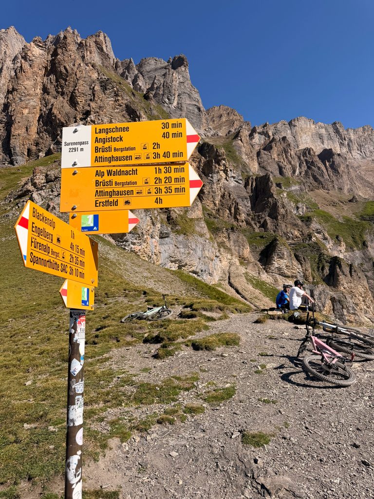 Surenenpass ridge. the Vialpina crossing
